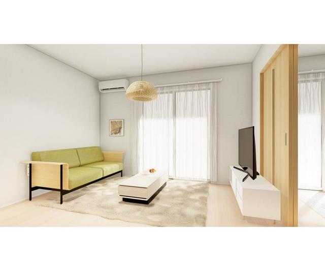 居室・リビング　完成イメージ図（※実際の家具・家電の設置はございません。）