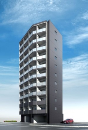 建物外観　完成予想パース図面