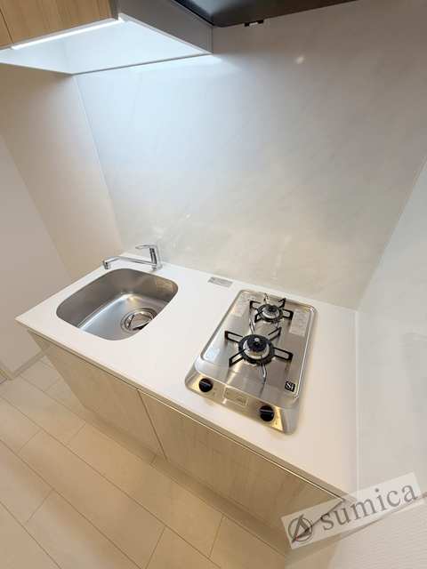 キッチン　２口システムキッチンでお料理楽しく♪♪