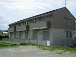 建物外観　ネット無料。サクラハイツの外観です