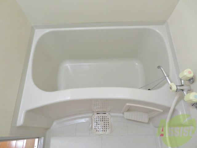 バス・シャワールーム　お風呂はシンプルです。十分な広さがございます