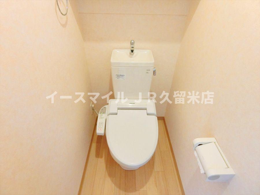 トイレ　ゆったりとした空間のトイレです