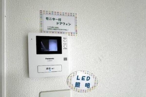 セキュリティ　モニター付きインターホン♪