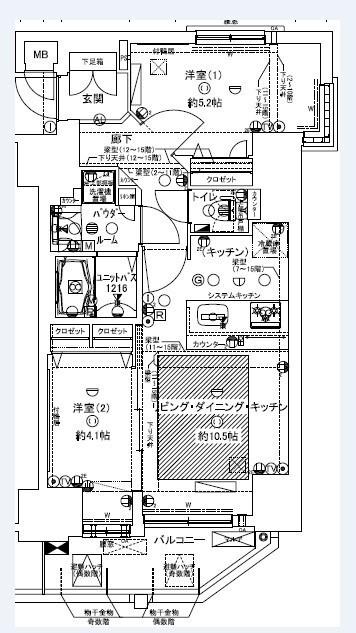 プレサンス天満橋チエロの間取り写真