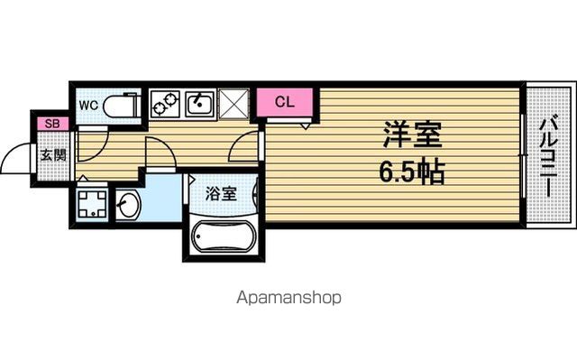 プレサンス谷町キャトルの間取り写真