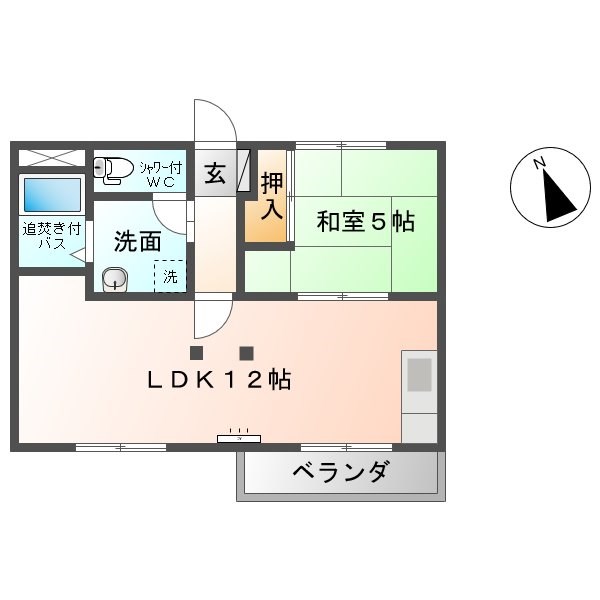 上田市 2階建 築29年の間取り写真