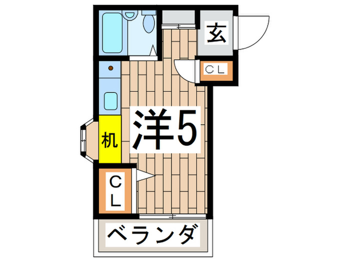 カレッジハイツ西竹之丸の間取り写真