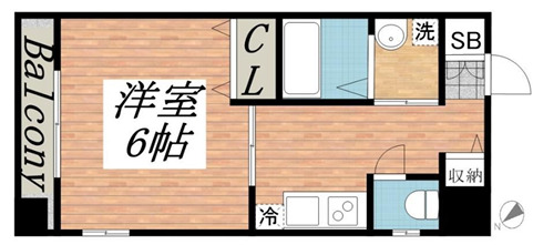 山陽電鉄本線 板宿駅 徒歩3分 10階建 築25年の間取り写真