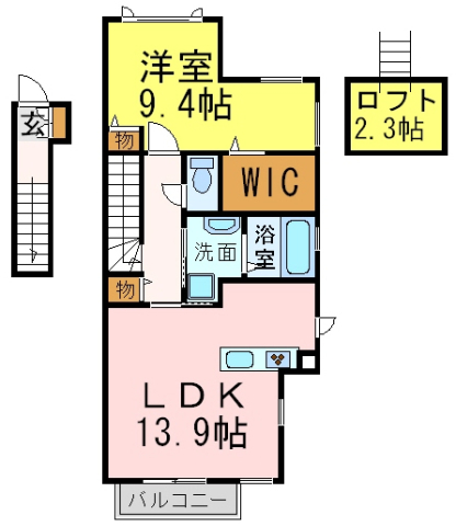 ブルージュ松園の間取り写真