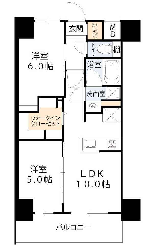 アーバネックス南森町WESTの間取り写真