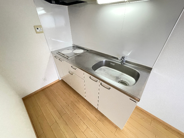 キッチン　２口コンロのキッチン