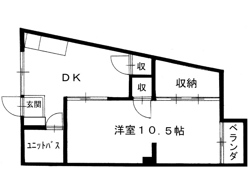 観音寺マンションの間取り写真