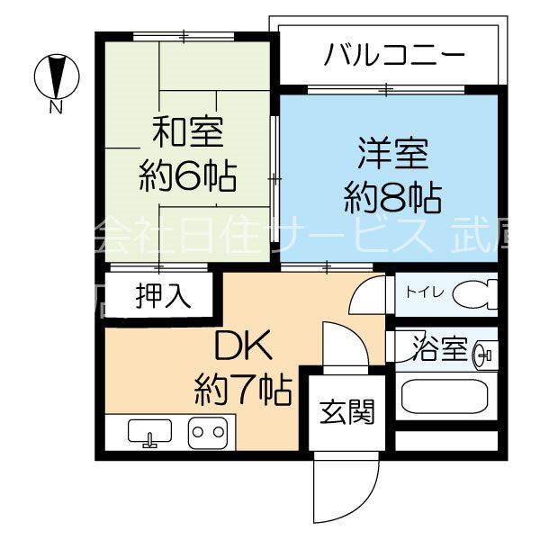 メゾンベストの間取り写真