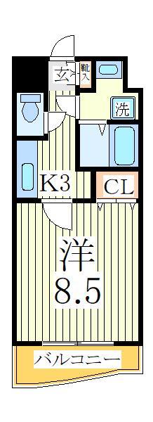 シャルム南流山弐番館の間取り写真