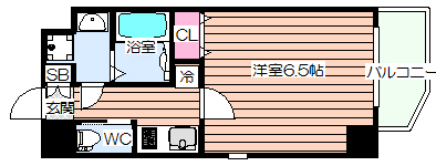 ララプレイス京町堀プロムナードの間取り写真