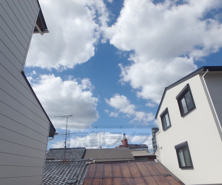 眺望　周りは閑静な住宅街です。