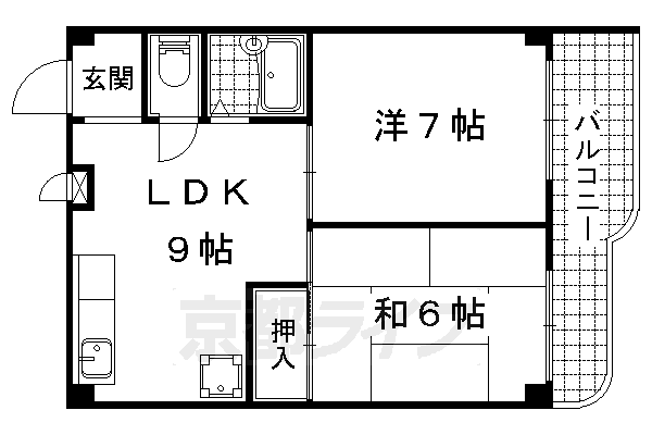 ドミール小野の間取り写真
