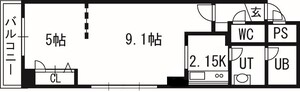 アンソレイエ　ヴィ　メゾンの間取り