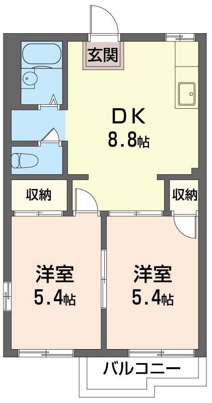 【ヴィラ・アルタの間取り】