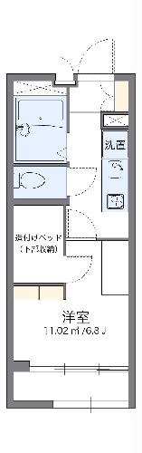 レオパレスコンフォートの間取り