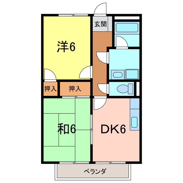 サープラスIIMIYABIの間取り