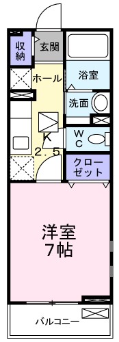 フェリーチェ堺の間取り