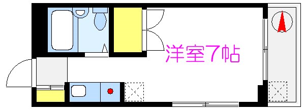 【墨田区横川のマンションの間取り】