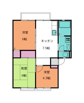 エレガンス幕山台Ａの間取り