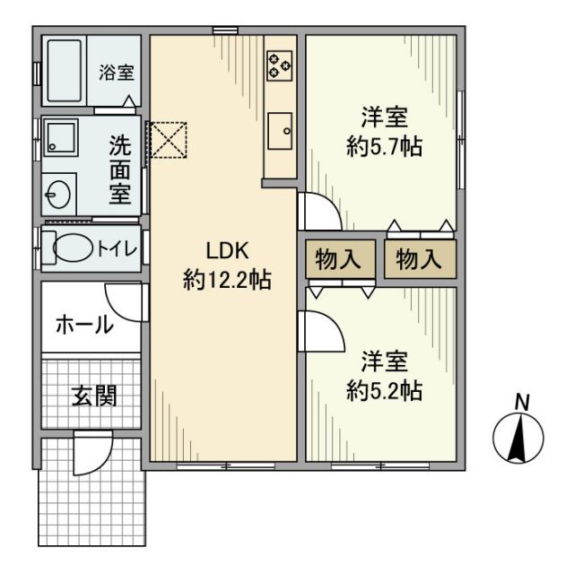 長太栄町４丁目戸建の間取り