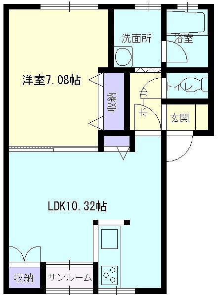 アクアウエストの間取り