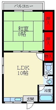 清水マンションの間取り