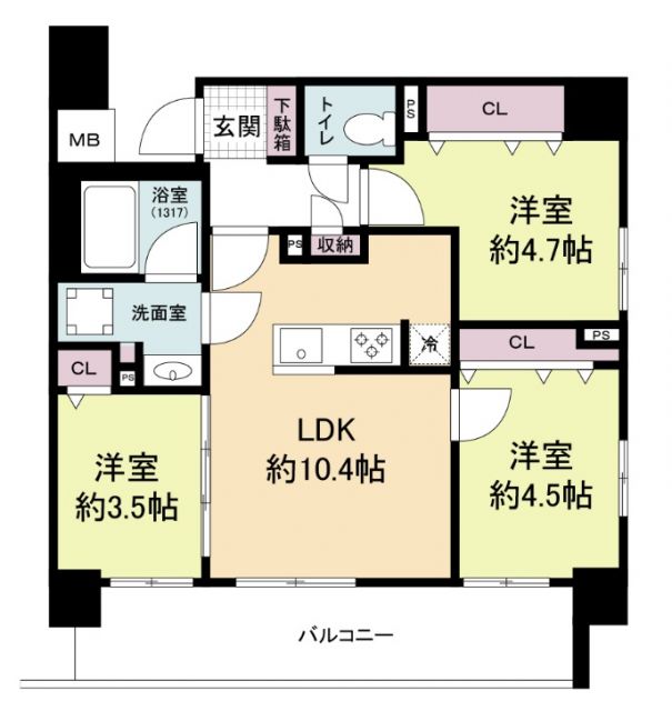 ブランシエスタ山科大塚の間取り