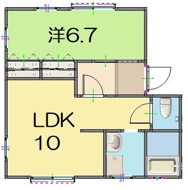 ファミール若竹の間取り