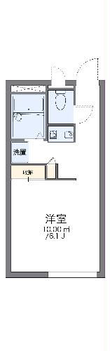 沼津市大諏訪のアパートの間取り