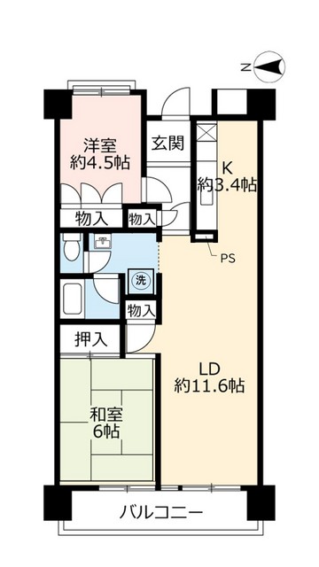 ＵＲポートアイランドの間取り