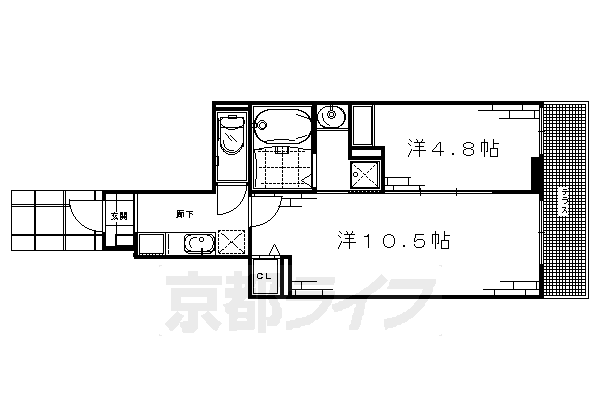 カーサアルドーレIの間取り