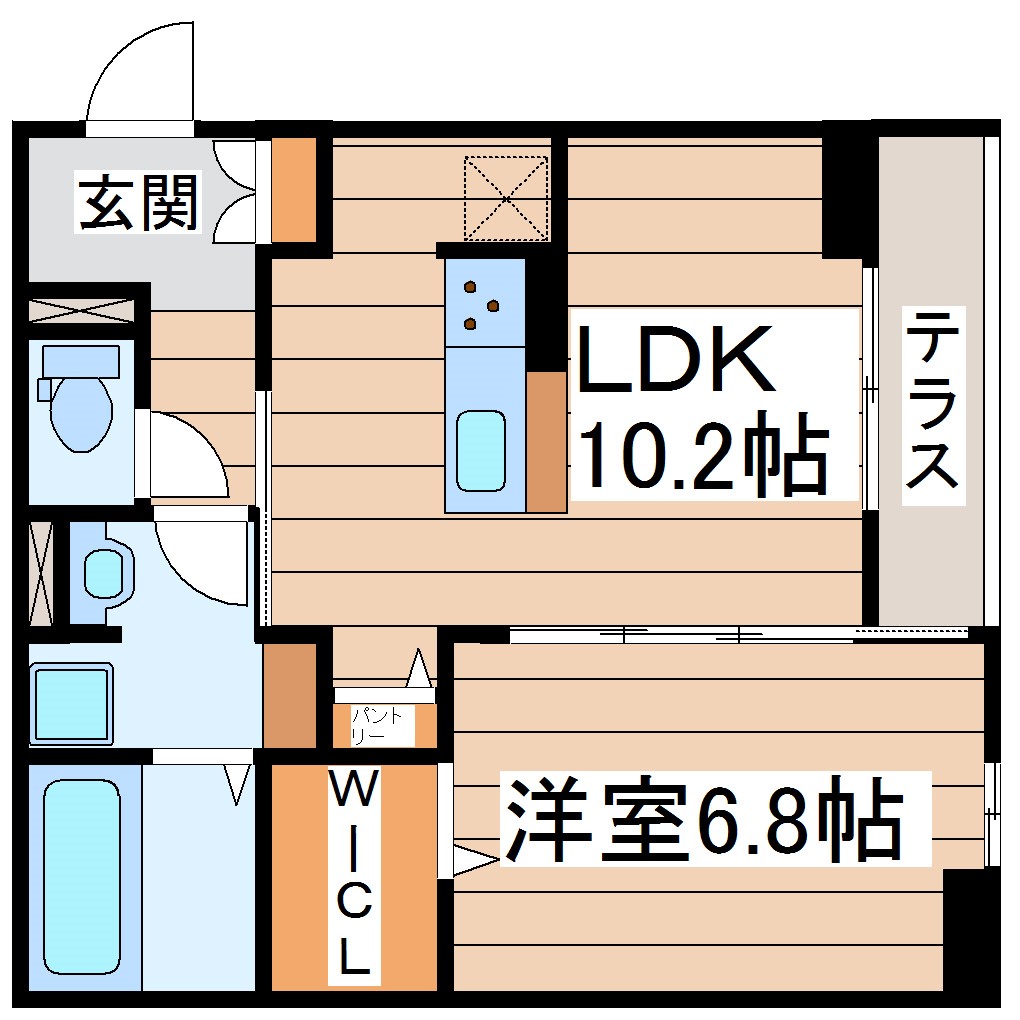 D-ROOM 栄2丁目の間取り