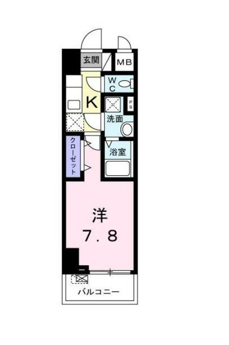 スアヴィス横須賀中央の間取り