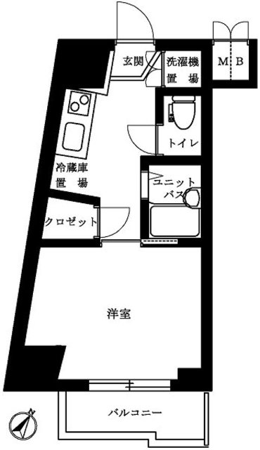 ルーブル白金高輪の間取り