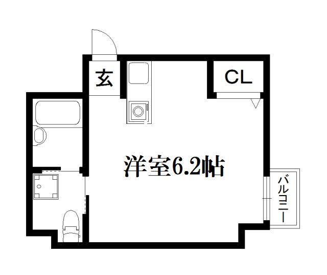 GARNET RESIDENCE ブリエ京都の間取り