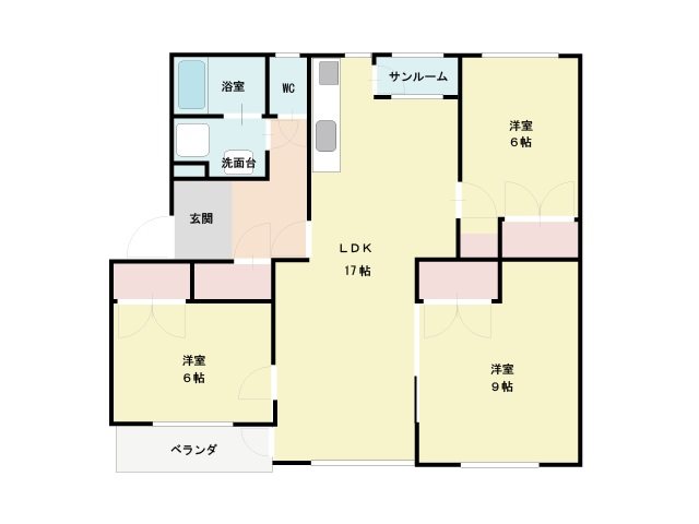 エンリッチハウス清水の間取り