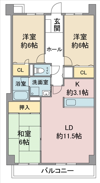 グランハートの間取り