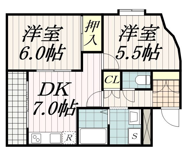 エスパル汐見の間取り