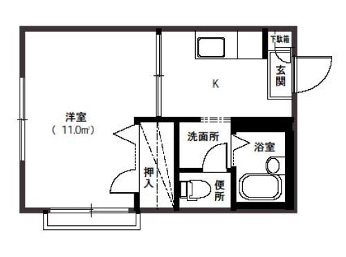 サンカンタン西口の間取り