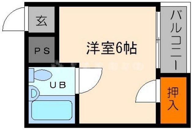 大阪市城東区今福西のマンションの間取り