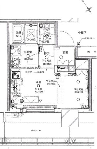 【港区海岸のマンションの間取り】