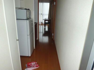 玄関　手前がキッチン。奥が居室です。