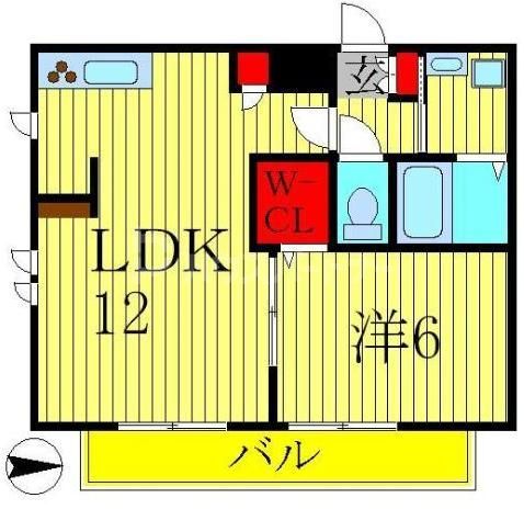 流山市後平井のマンションの間取り