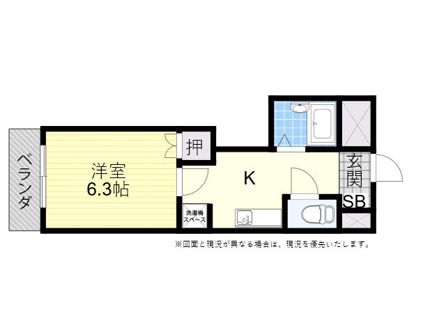 ダイアパレス佐野　314号の間取り