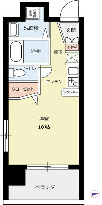 【AXiS曙の間取り】